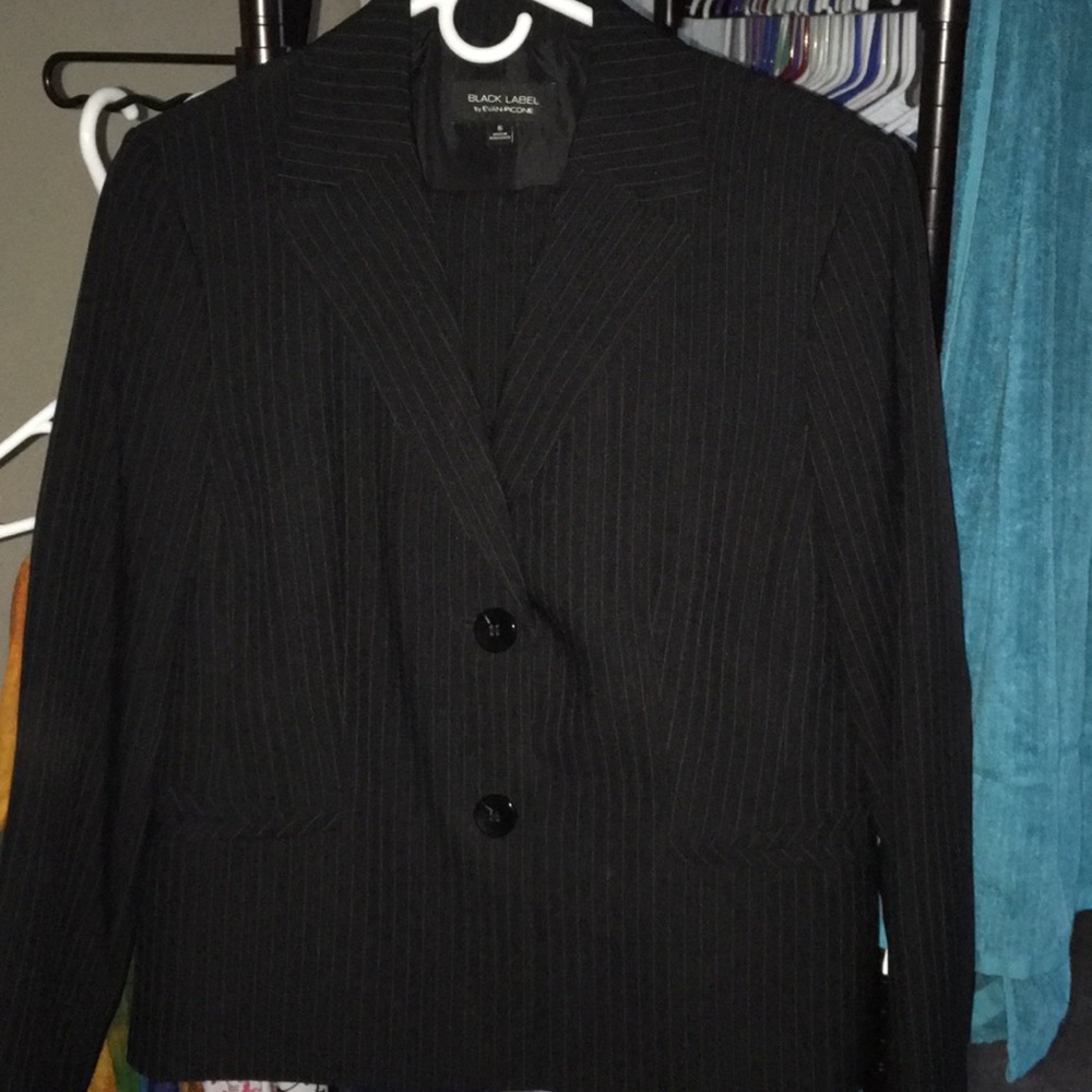 2 Piece Black Label Evan-Picone Business Pantsuit
